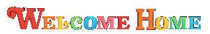 An animated image of the Welcome Home logo spinning around